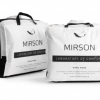 ​​​Пуховое кассетное одеяло Mirson Коллекция Luxury Exclusive Белый пух 110x140 см, №078 (легкое)