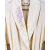 Набор Begonville Bouquet халат + полотенце кремовый