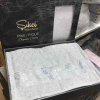 Махровая простынь - Пике Sikel cotton Botanik 200x220 см мятный