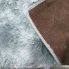 Коврик меховый прикроватный Koloco 90x160 см, светло-серый
