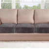 Чехол на диванную подушку - сидушку 1-х местный Homytex серый (50-70x50-70+5-20 см)