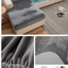 Чехол на диванную подушку - сидушку 2-х местный Homytex серый (100-120x50-70+5-20 см)