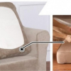 Чехол на диванную подушку - сидушку 3-х местный Homytex песочный (150-190x50-70+5-20 см)