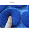 Набор ковриков для ванной с эффектом памяти Homytex из 2-х шт. 50x80 см + 50x40 см Камни синий