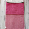 Набор ковриков для ванной Alessa 50x60 см + 60х100 см однотонный сухая роза