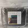 Покрывало велюровое Toskana 240x260 см с наволочками серое