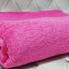 Махровая подстилка - полотенце на шезлонг розовое 75х200 см