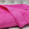 Махровая подстилка - полотенце на шезлонг розовое 75х200 см
