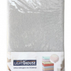 Махровая простынь на резинке LightHouse LH Terry Premium сірий 160x200+25 см
