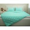 Одеяло Руно силиконовое "Легкость" летнее бирюзовое 172x205 см