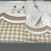 Набор полотенец Maison D'or LOWES WHITE BEIGE из 3-х шт (30x50 см, 50x100 см, 85x150 см)