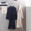 Набор банный халаты с полотенцами Marie Claire Azalee Navy-cream
