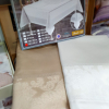 Жаккардовая непромокаемая скатерть Masali Eliza 160x220 см бежевая