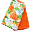 Набор полотенец Maisonette Pumpkin оранжевый 375 г/м2 из 2-х шт. 40х60 см