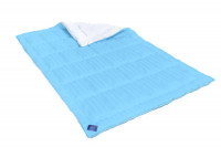 Одеяло антиаллергенное Mirson Летнее с Eco-Soft Valentino HAND MADE 140x205 см, №820 (сатин+микро)