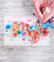 Коврик для детской Tac Disney Winx Watercolour 80х140 см