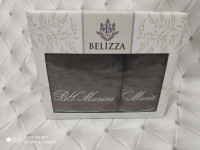 Подарочный набор полотенец Belizza (пенье) BH Marine 50x90 см + 70x140 см коричневый