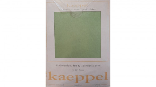 Простынь на резинке трикотажная Kaeppel 90-100х200+25 см цвет оливковый