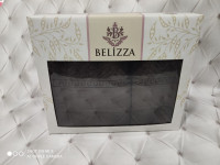 Подарочный набор полотенец Belizza (пенье) Labirint 50x90 см + 70x140 см антрацит