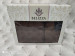 Подарочный набор полотенец Belizza (пенье) Labirint 50x90 см + 70x140 см коричневый