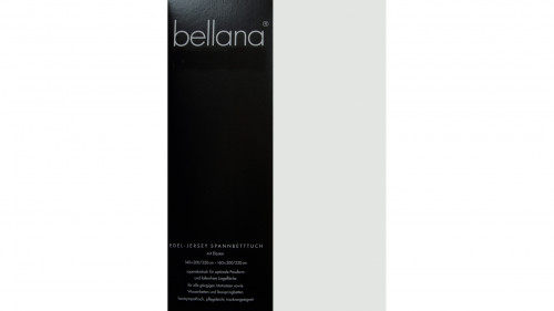 Простынь на резинке Bellana deLuxe трикотажная 140-160х200/220+25 см цвет серебро