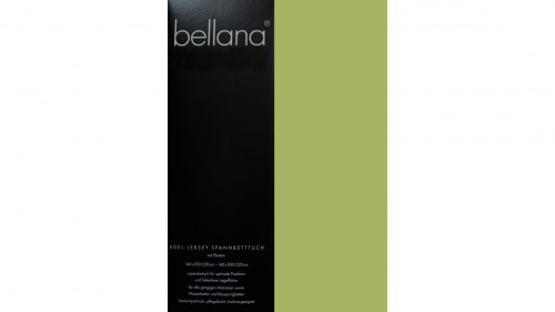 Простынь на резинке Bellana deLuxe трикотажная 140-160х200/220+25 см цвет мох