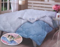 Одеяло Le Vele двухслойное Nano зима-лето голубое 195x215 см