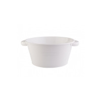 Декоративная ваза Barine - Metal Tub White