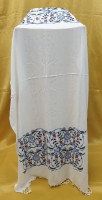 Полотенце Turkish Towel bamboo print Пештемаль 100х180 см V10