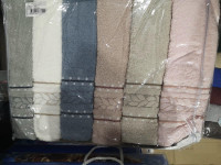 Набор махровых полотенец Cestepe VIP Cotton Vx05 из 6 штук 50х90 см