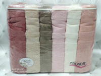 Набор махровых полотенец Miasoft V7 из 6 шт. 70х140 см.