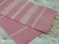 Полотенце By Ido Peshtemal Linen pink 90x180 см