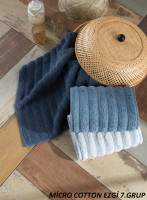 Набор махровых полотенец Cestepe Micro Cotton Premium Ezgi 7 Grup из 3 штук 70х140 см