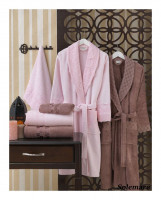 Семейный набор из халатов и полотенец Sikel Eleonor 3D Solemare из 6-ти предметов
