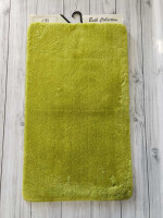 Набор ковриков для ванной Alessa 50x60 см + 60х100 см однотонный оливковый