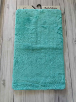 Набор ковриков для ванной Alessa 50x60 см + 60х100 см однотонный бирюзовый
