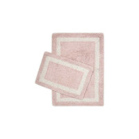Набор ковриков Irya - Liberte pembe розовый 60х90 см + 40х60 см