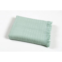 Махровое полотенце TAC Pestemal Silver Yesil зеленый 50х90 см