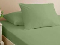 Простынь натяжная U-TEK Green Jersey трикотаж 150х200 см +25 см