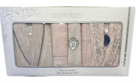 Банный набор из халатов и полотенец Dantela Vita Bej-Rose из 8-ми предметов