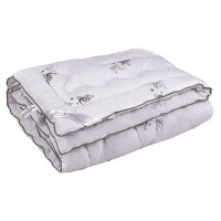 Одеяло Руно из искусственного лебединого пуха "Silver Swan" зимнее 105x140 см