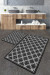 Набор ковриков для ванной Chilai Home CHAIN BANYO HALISI DJT 60x100 см + 50x60 см