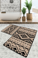 Набор ковриков для ванной Chilai Home TENT BANYO HALISI DJT 60x100 см + 50x60 см