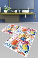 Набор ковриков для ванной Chilai Home UNDER BANYO HALISI DJT 60x100 см + 50x60 см