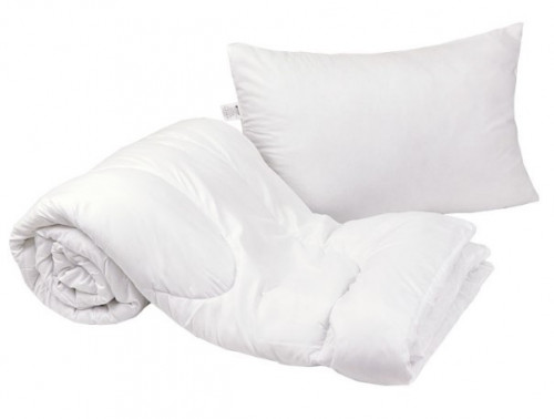 Одеяло Руно с подушкой 52СЛБ белое 140х205 см