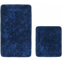 Набор ковриков Arya Damaks Синий 2 предмета 60х100 см + 60x50 см