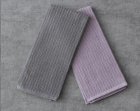 Набор полотенец для кухни Pavia Stripe lila - antrasit 40х60 см. - 2 шт.