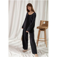 Пижама (кофта и брюки) Penelope Allure siyah черная L-XL