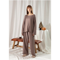 Пижама (кофта и брюки) Penelope Marche vizon темно-бежевоя S