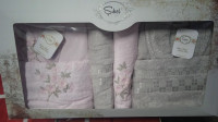 Семейный набор из халатов и полотенец Sikel модель 3 из 6-ти предметов